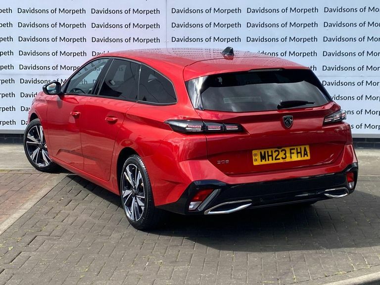 Peugeot 308 1.5 Bluehdi Allure Estate Eat Euro 6 S Red #4