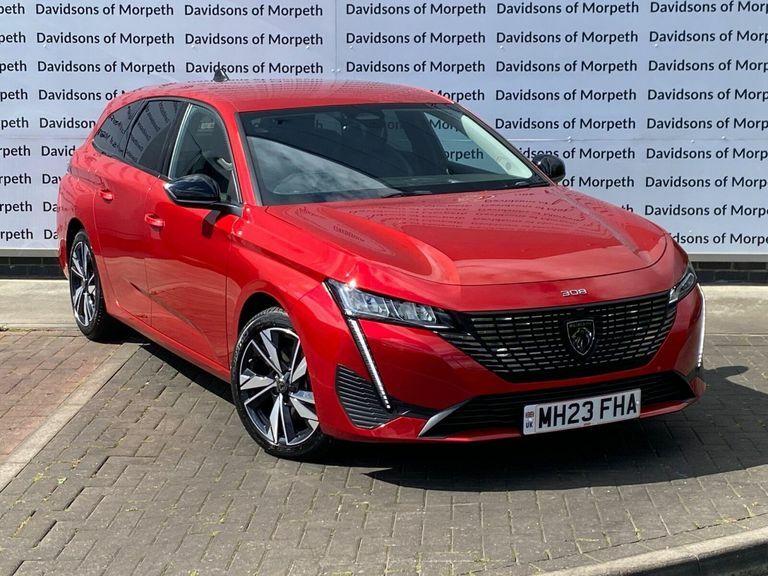 Peugeot 308 1.5 Bluehdi Allure Estate Eat Euro 6 S Red