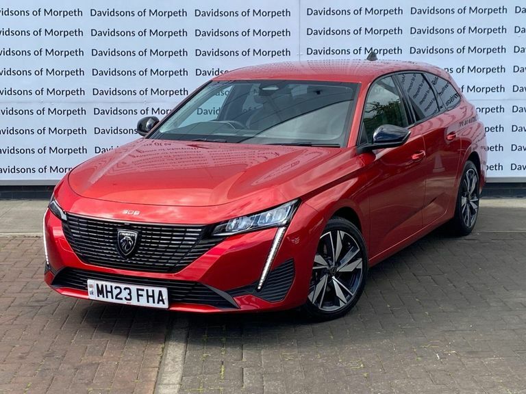 Peugeot 308 1.5 Bluehdi Allure Estate Eat Euro 6 S Red #3