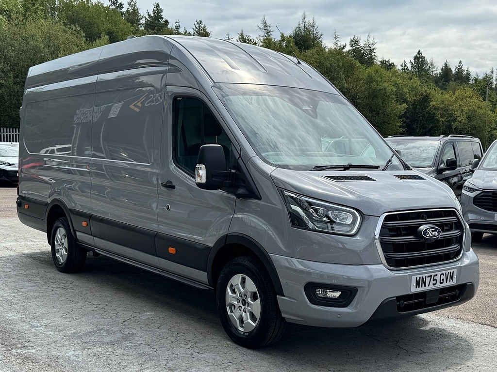 Ford Transit Custom Tdci 165Ps 350 Limited L4h3 Rwd Jumbo With 360 Cam WN75GVM Grey #3
