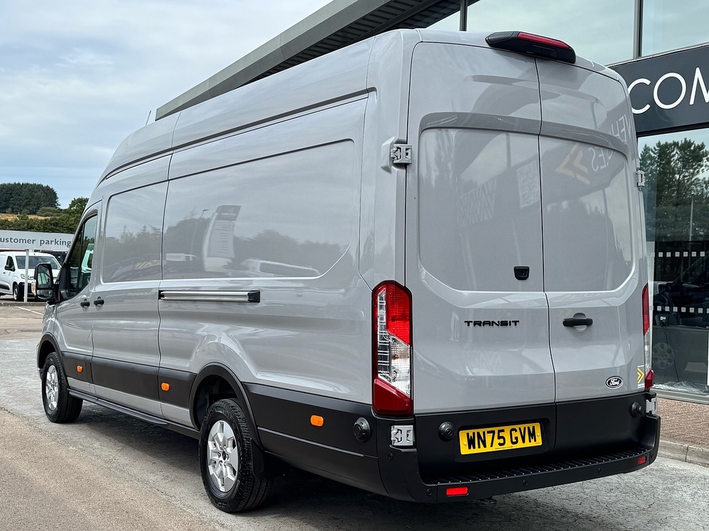 Ford Transit Custom Tdci 165Ps 350 Limited L4h3 Rwd Jumbo With 360 Cam WN75GVM Grey #4