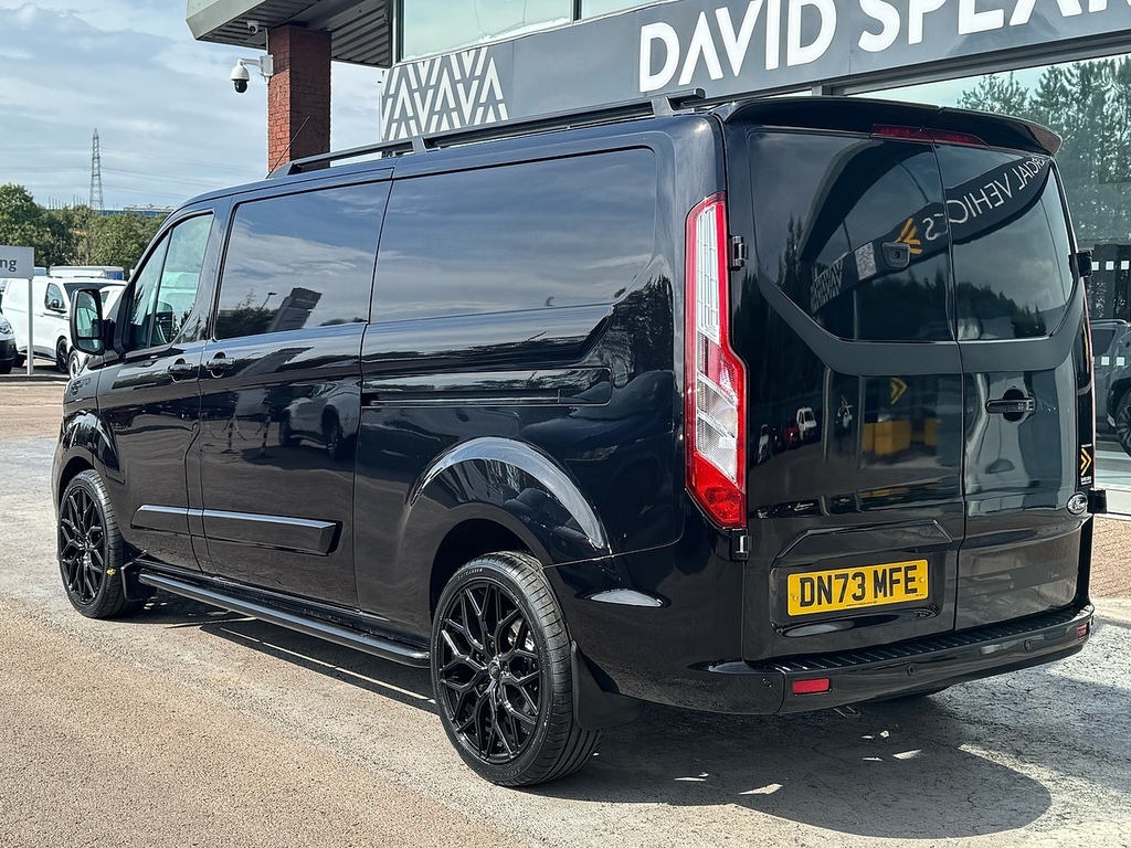 Ford Transit Custom 300 Ecoblue Limited 130Ps L2 Lwb Dscv Exclusive Wi Black #4