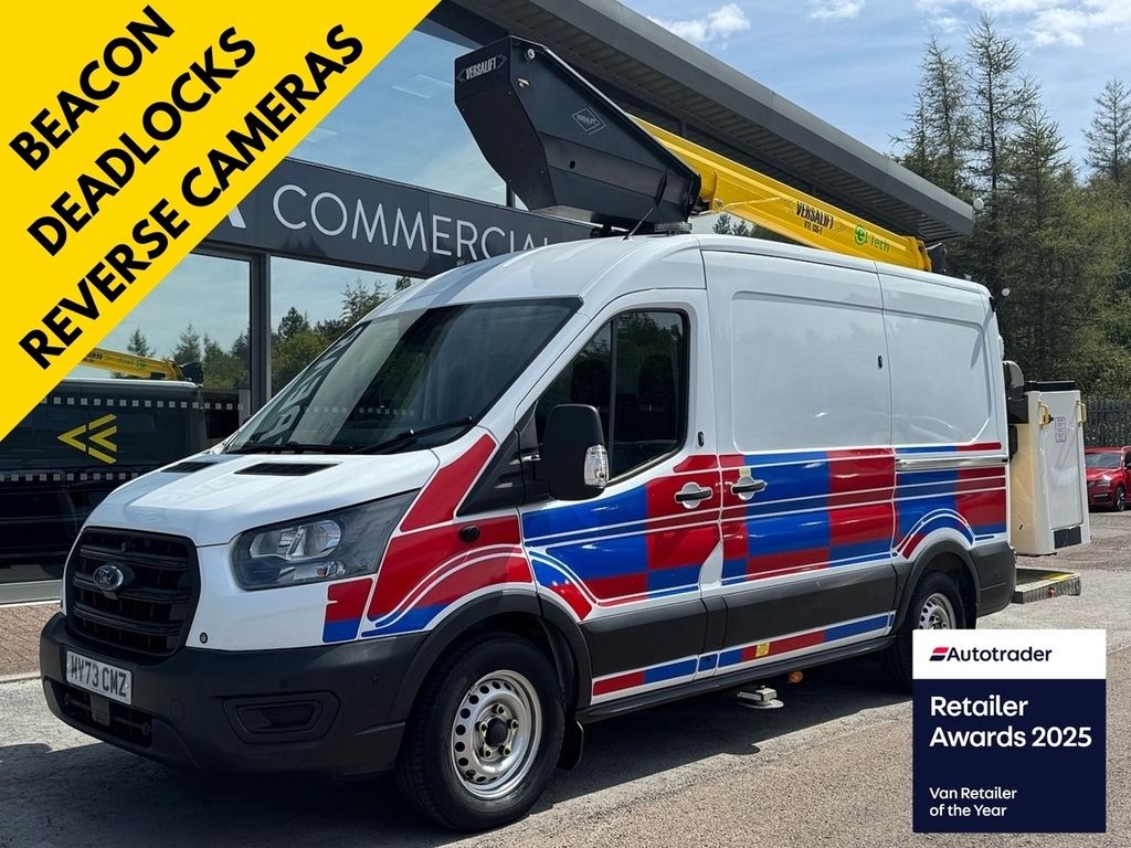 Ford Transit Custom 350 Ecoblue Leader 155Ps Cherry Picker L2 H2 Fwd W White
