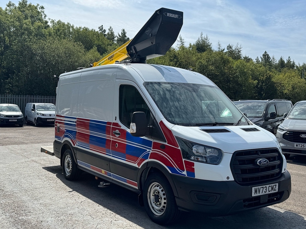 Ford Transit Custom 350 Ecoblue Leader 155Ps Cherry Picker L2 H2 Fwd W White #3