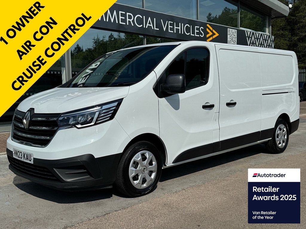 Renault Trafic Dci Blue Ll30 Business L2 130Ps With Air Con, Car White