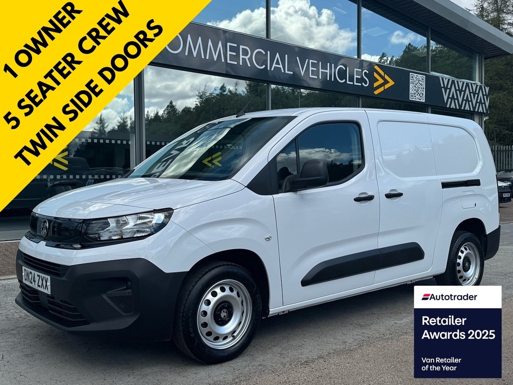Vauxhall Combo Turbo D 2300 Prime Lwb 100Ps 5 Seater Crew With Ai White