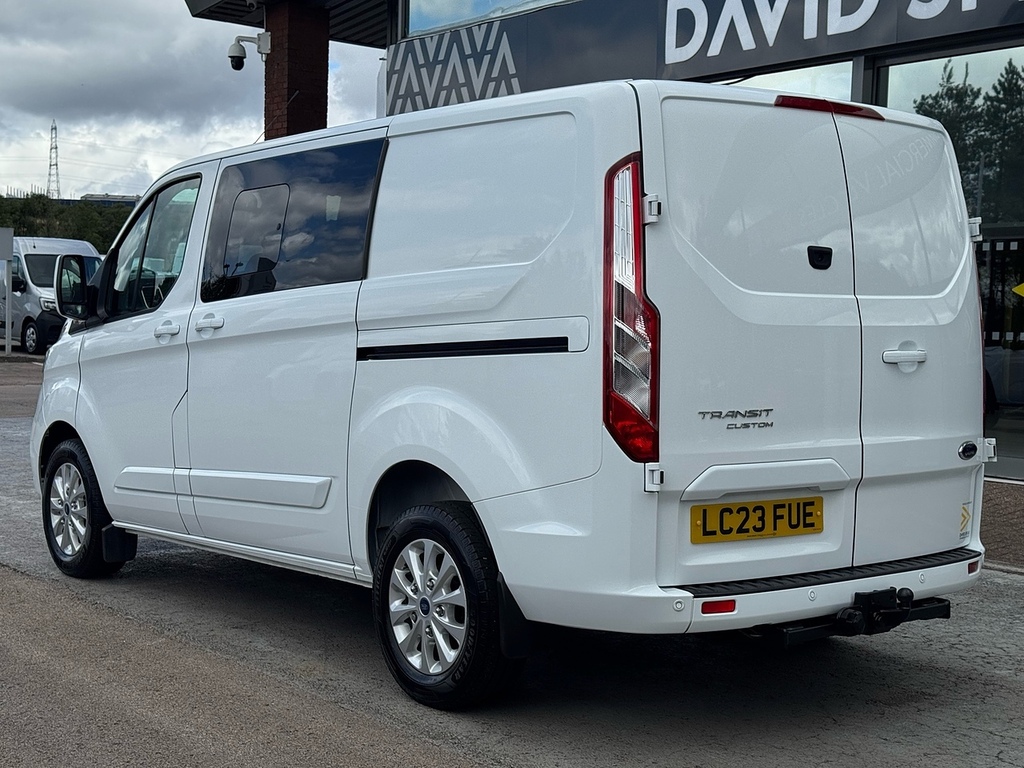 Ford Transit Custom 350 Tdci 130 L3h3 Leader Ecoblue Lwb High Roof Rwd White #4