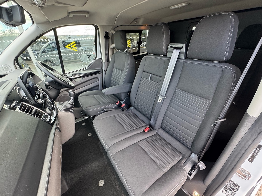 Ford Transit Custom 350 Tdci 130 L3h3 Leader Ecoblue Lwb High Roof Rwd White #7