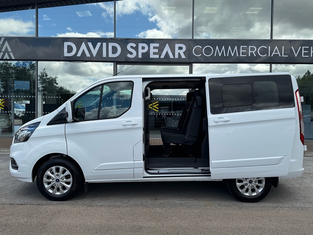 Ford Transit Custom 350 Tdci 130 L3h3 Leader Ecoblue Lwb High Roof Rwd White #17