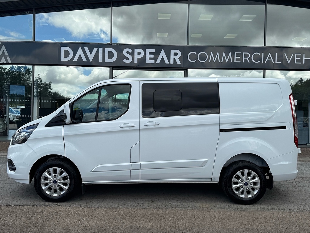 Ford Transit Custom 350 Tdci 130 L3h3 Leader Ecoblue Lwb High Roof Rwd White #15