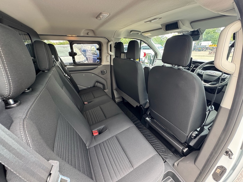 Ford Transit Custom 350 Tdci 130 L3h3 Leader Ecoblue Lwb High Roof Rwd White #25