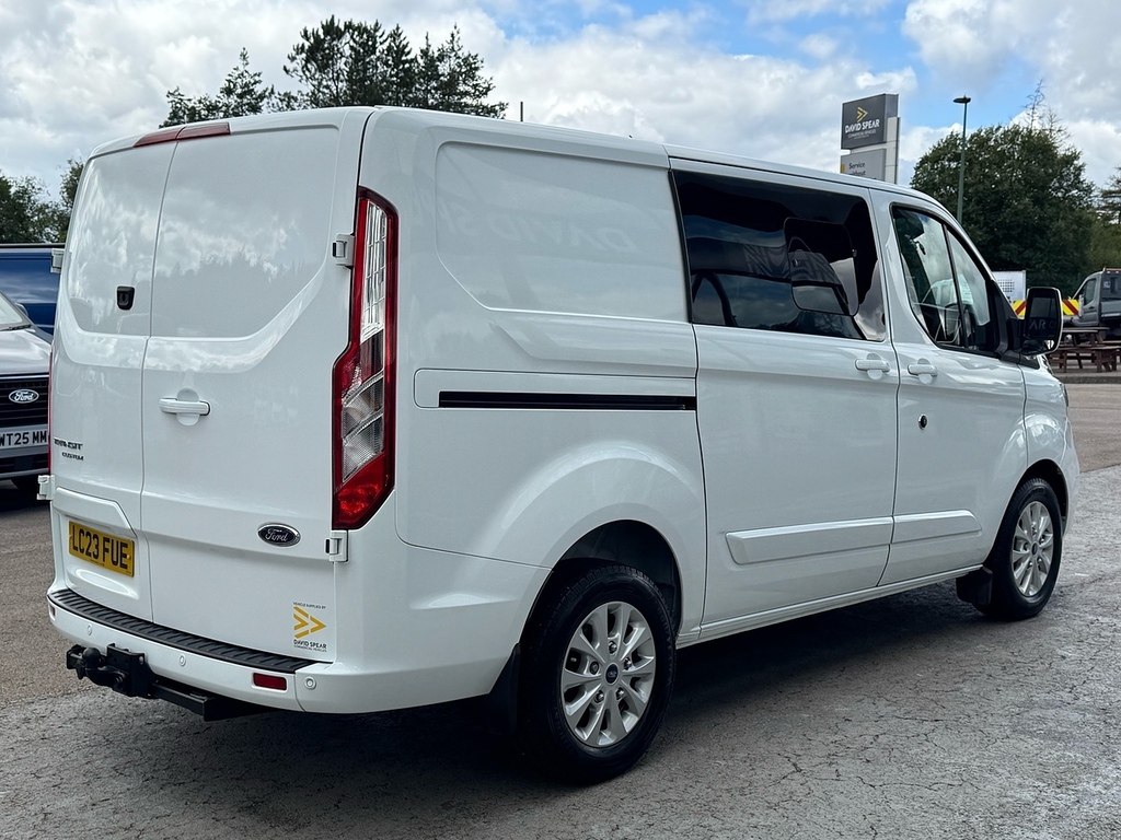 Ford Transit Custom 350 Tdci 130 L3h3 Leader Ecoblue Lwb High Roof Rwd White #2