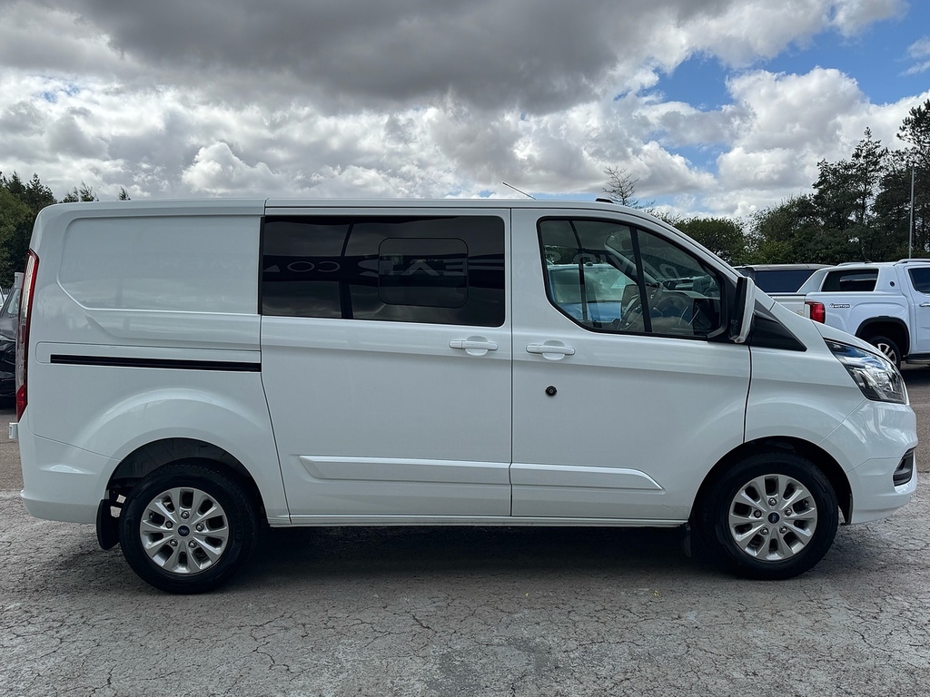 Ford Transit Custom 350 Tdci 130 L3h3 Leader Ecoblue Lwb High Roof Rwd White #11