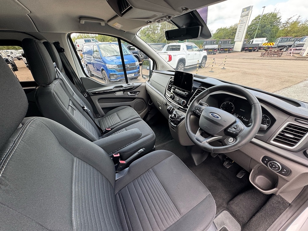 Ford Transit Custom 350 Tdci 130 L3h3 Leader Ecoblue Lwb High Roof Rwd White #9