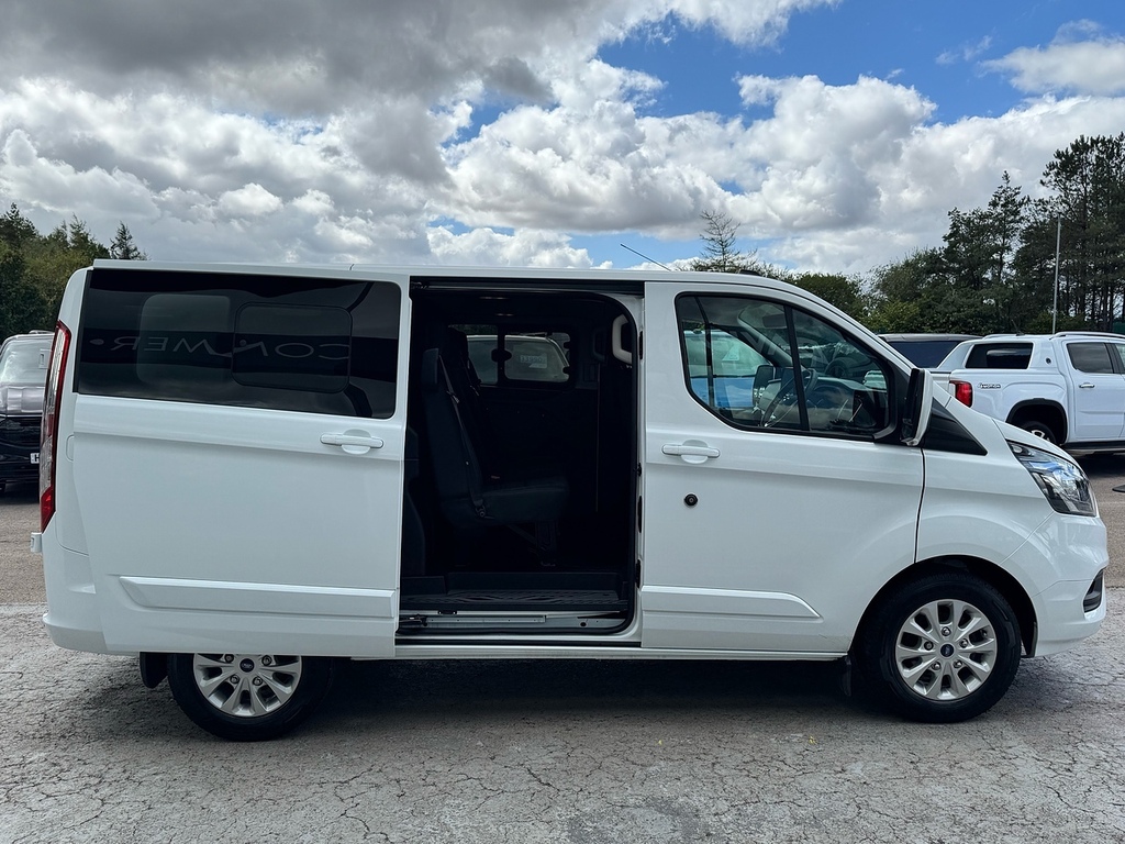 Ford Transit Custom 350 Tdci 130 L3h3 Leader Ecoblue Lwb High Roof Rwd White #13