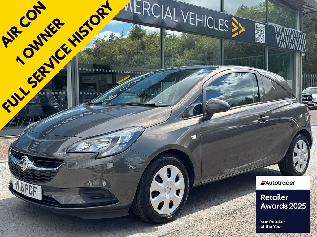Vauxhall Corsa Cdti Ecoflex Van 94Ps With Only 1 Owner, Full Serv Grey