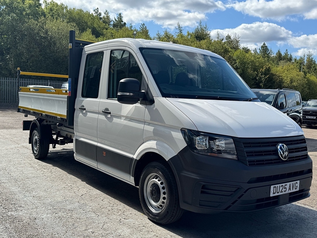 Volkswagen Crafter Tdi 140Ps Cr35 Commerce 7 Seat Double Crew Cab Tip White #3