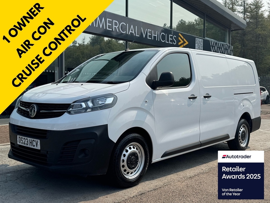 Vauxhall Vivaro Turbo D 2900 Prime L2 Lwb 100Ps With Air Con, Reve White