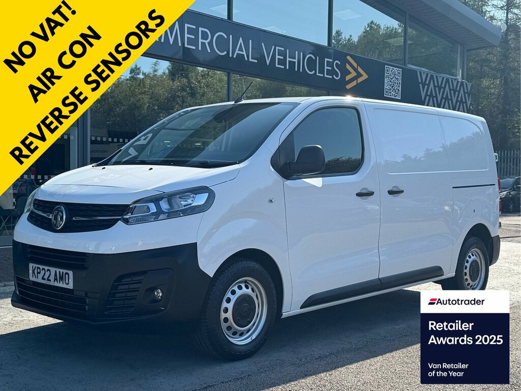 Vauxhall Vivaro Turbo D 2900 Dynamic 100Ps With No Vat, Air Con, R White