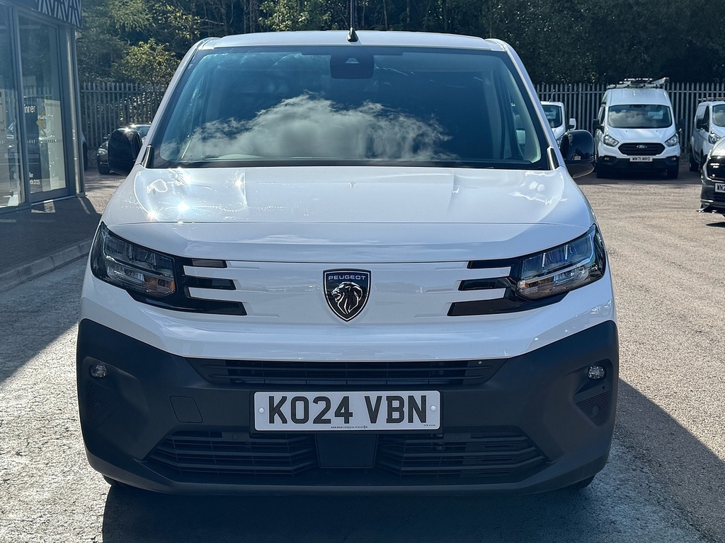 Peugeot Partner Hdi 100Ps 950 Asphalt Lwb With Air Con, Reverse Ca White #6