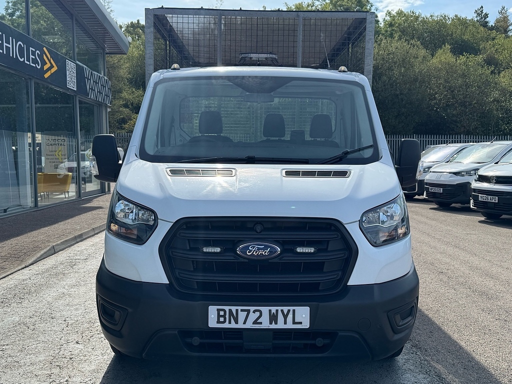 Ford Transit Custom Tdci130ps 350 Single Cab Caged Tipper 1-Stop 130Ps White #5