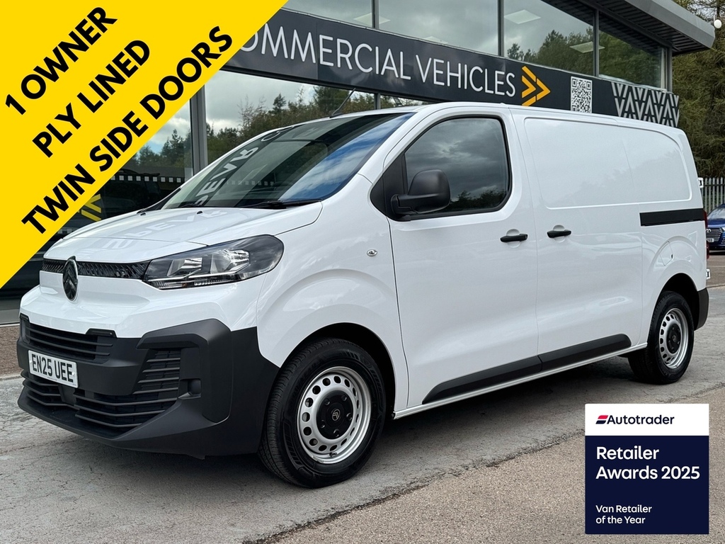 Citroen Dispatch Bluehdi Enterprise M 120Ps With Low Miles, Air Con White