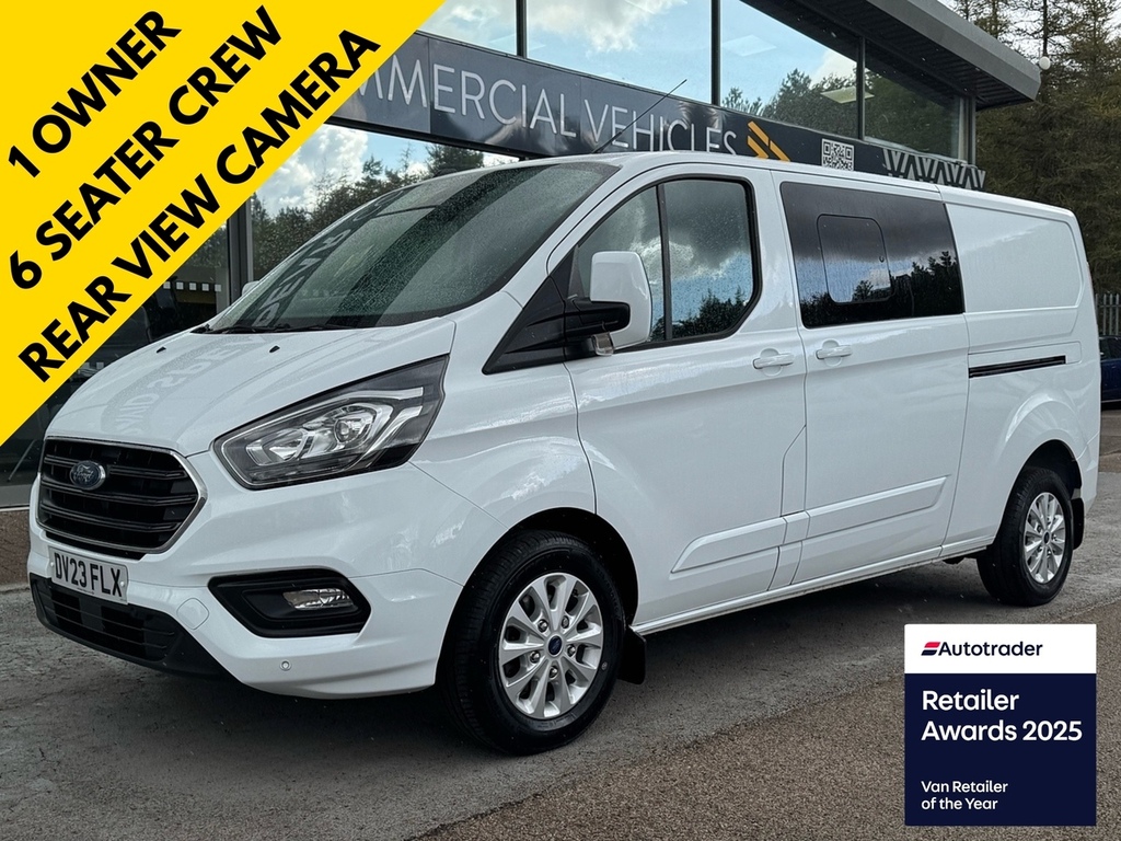 Ford Transit Custom 320 Ecoblue Limited Kombi 6 Seater L2 130Ps With H White