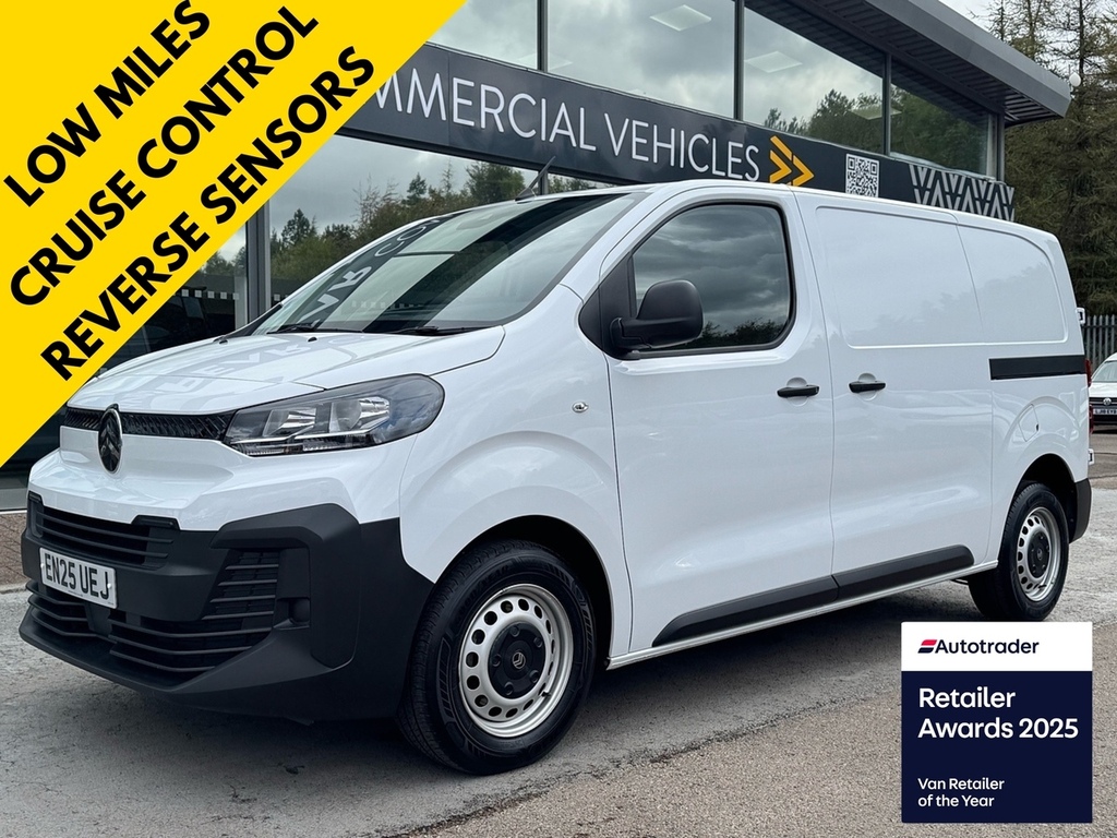 Citroen Dispatch Bluehdi Enterprise M 120Ps With Low Miles, Air Con White