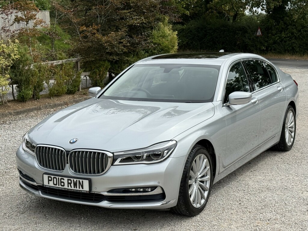 BMW 7 Series 740Li 3.0 Exclusive Euro 6 Silver #4