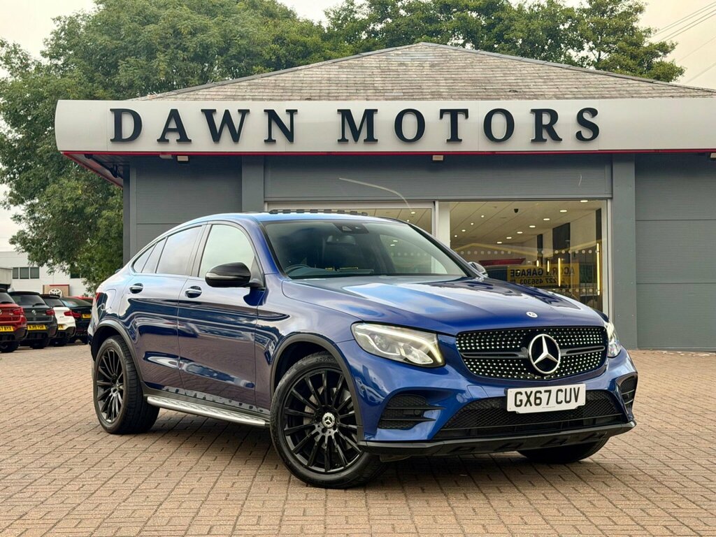 Mercedes-Benz GLC Class 2.1 Glc250d Amg Line Premium Plus Coupe G-tronic Blue