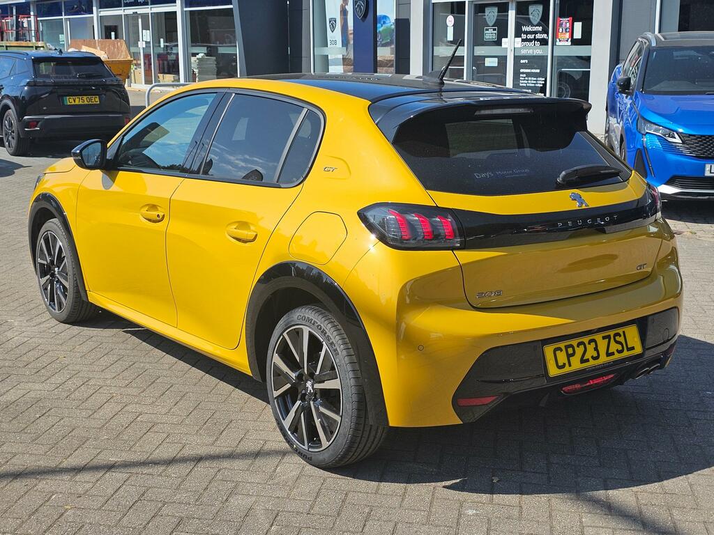 Peugeot 208 1.2 Puretech Gt Hatchback Eat Euro 6 S Yellow #5