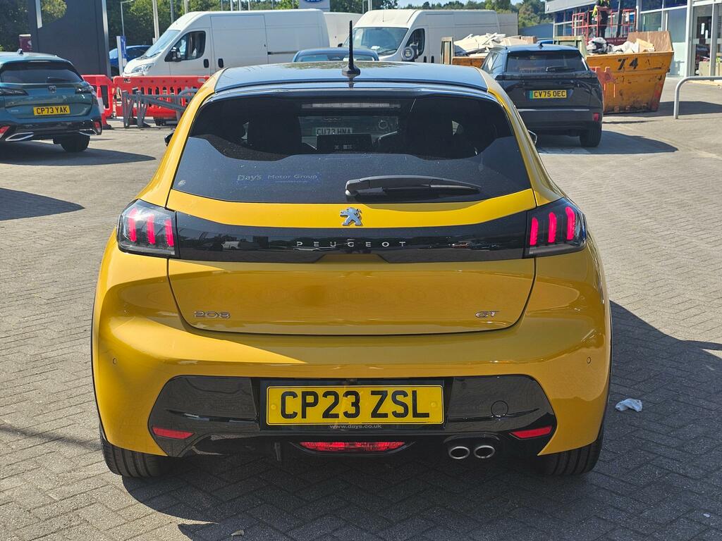 Peugeot 208 1.2 Puretech Gt Hatchback Eat Euro 6 S Yellow #6