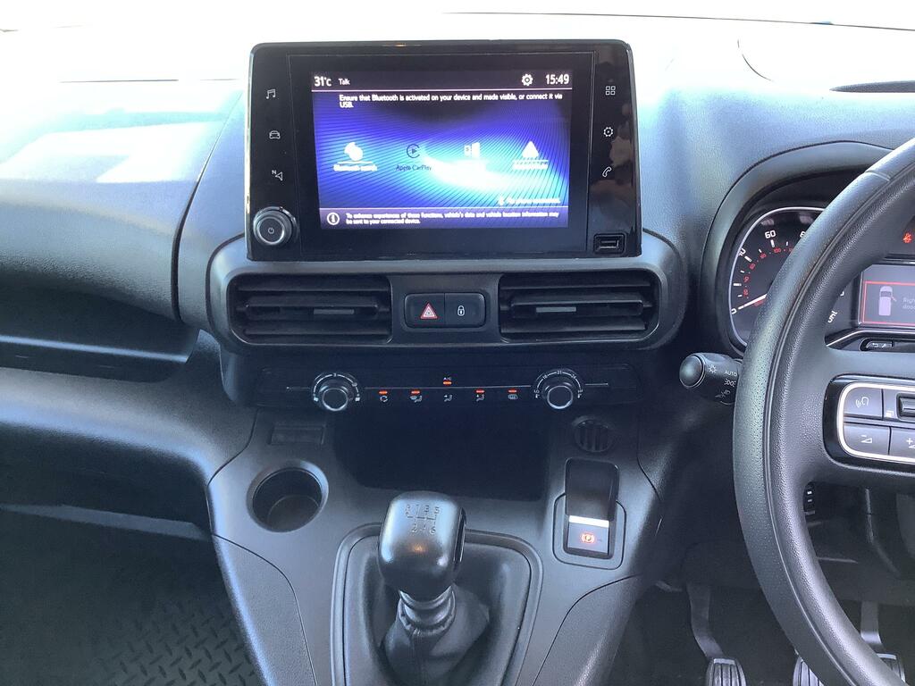 Toyota Proace City 1.5 Bluehdi Active Short Panel Van Swb Euro 6 Ss White #12
