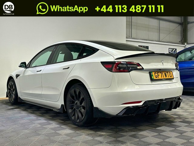Tesla Model 3 Motor Long Range Saloon GF71WTO White #5