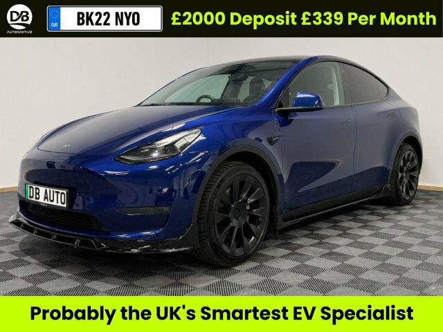 Tesla Model Y Motor Long Range Suv Blue