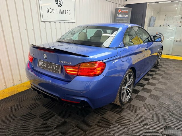 BMW 4 Series 435D M Sport Convertible Blue #3