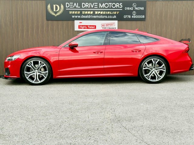 Audi A7 2019 3.0 Tdi V6 50 S Line Sportback Tip KO19YUJ Red #4