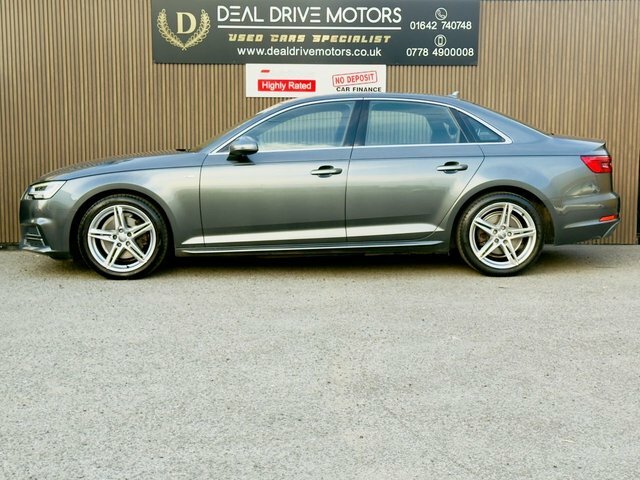 Audi A4 2016 2.0 Tdi S Line Saloon S Tronic Eur YD66DFE Grey #4