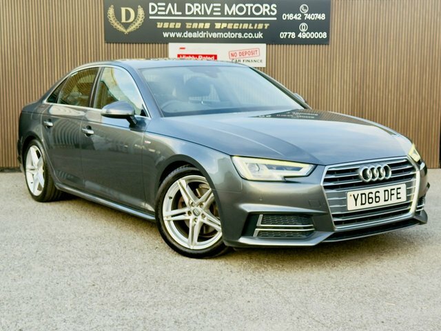 Audi A4 2016 2.0 Tdi S Line Saloon S Tronic Eur Grey