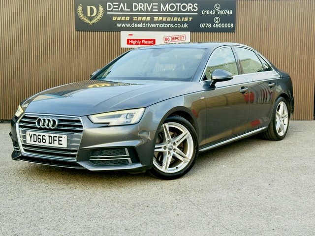 Audi A4 2016 2.0 Tdi S Line Saloon S Tronic Eur YD66DFE Grey #3