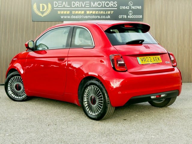 Fiat 500E 2022 42Kwh Red Hatchback 118 Ps Red #5