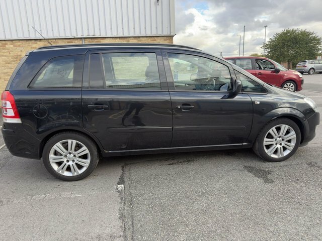 Vauxhall Zafira 2012 1.6 16V Exclusiv Mpv Euro 5 Black #6
