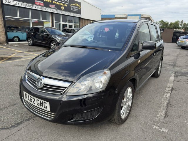 Vauxhall Zafira 2012 1.6 16V Exclusiv Mpv Euro 5 Black #5