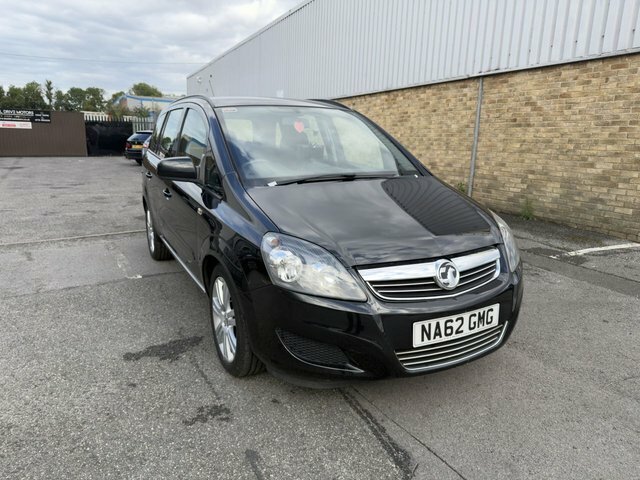Vauxhall Zafira 2012 1.6 16V Exclusiv Mpv Euro 5 Black