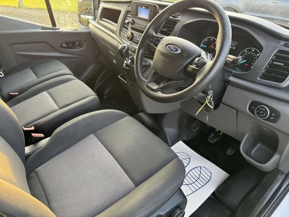Ford Transit Custom 2.0 Transit Leader Van 350 L4 H3 Ecoblue 130Ps Rwd BD21UVM White #6