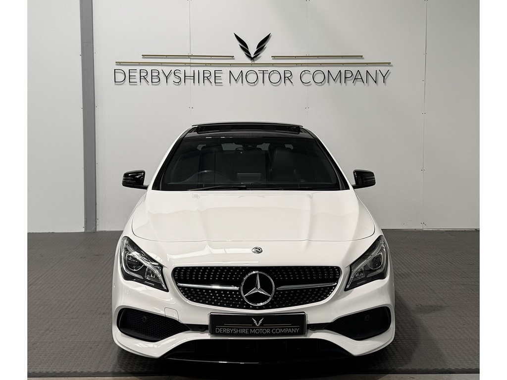Mercedes-Benz CLA Class 2.1 Cla220d Amg Line Night Edition Plus Coupe White