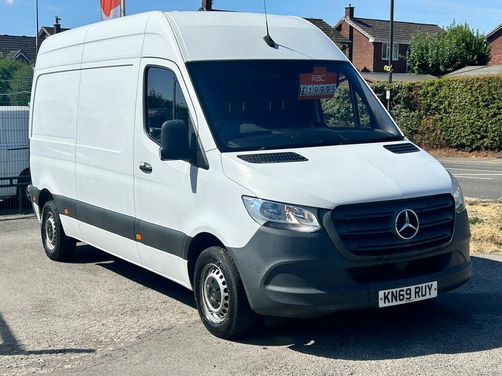 Mercedes-Benz Sprinter 2.1 314 Cdi Fwd L2 H2 Euro 6 White #3