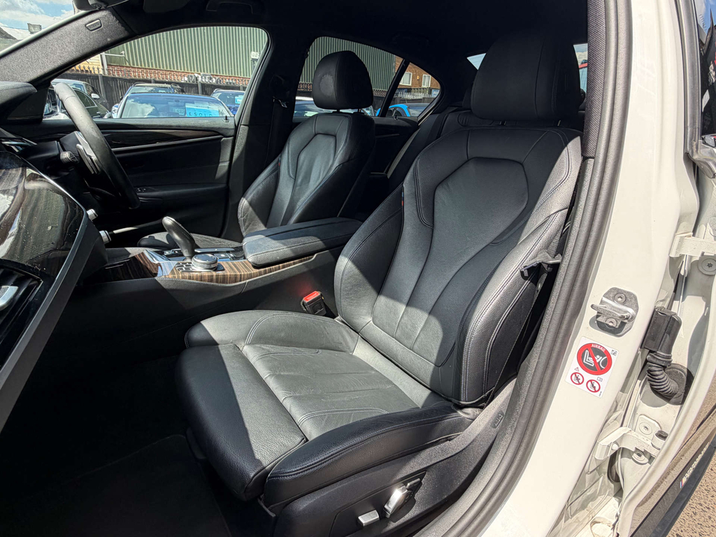 BMW 5 Series 520D Xdrive M Sport 4Wd WM17UMW White #4