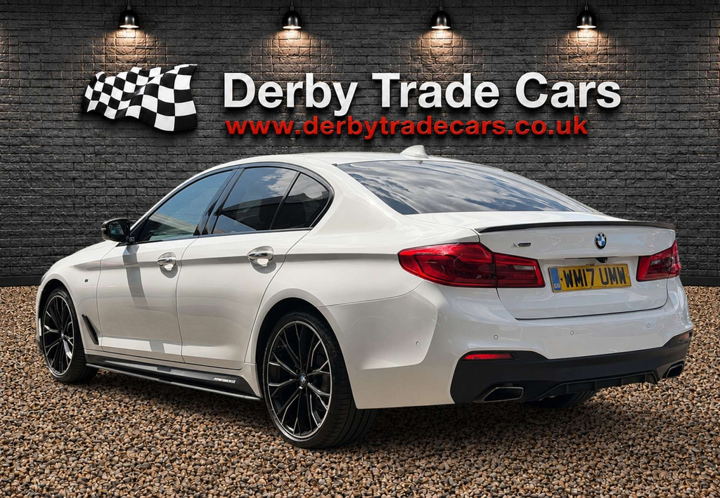 BMW 5 Series 520D Xdrive M Sport 4Wd WM17UMW White #2