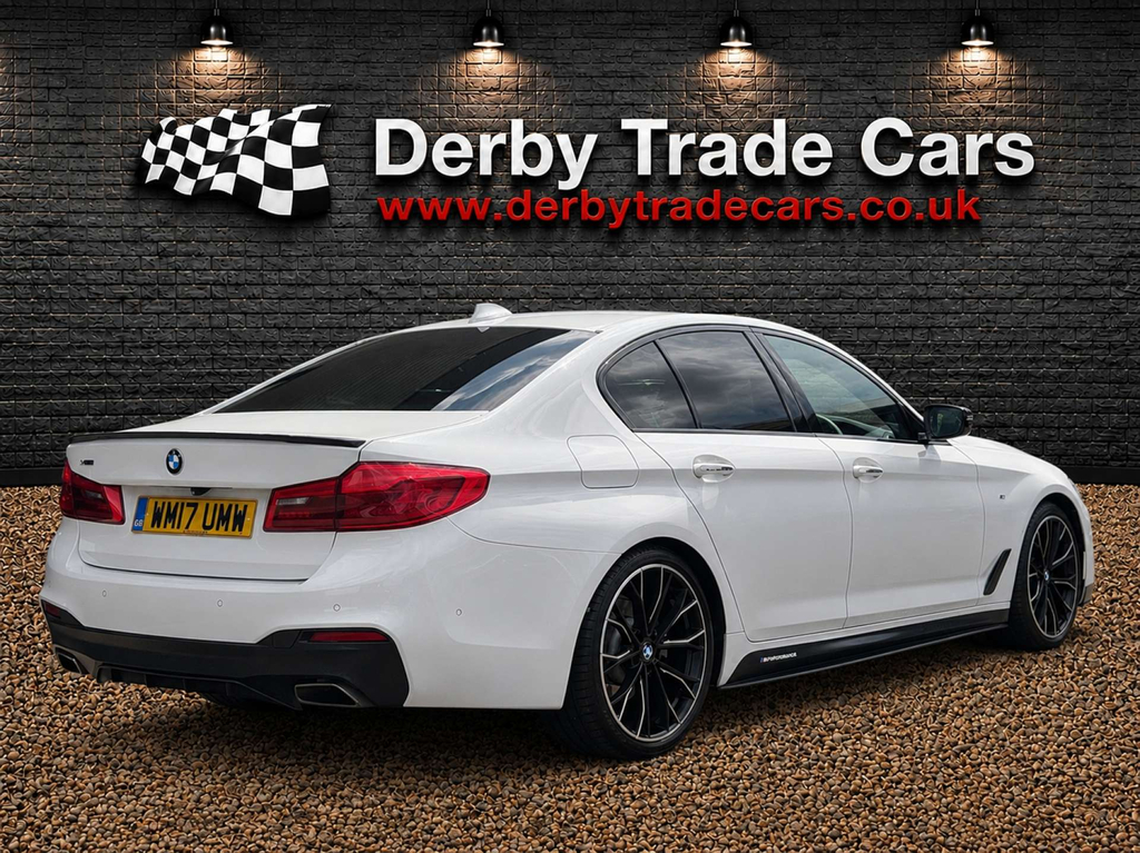 BMW 5 Series 520D Xdrive M Sport 4Wd WM17UMW White #5